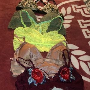 Five Victoria’s Secret and PINK Bralettes